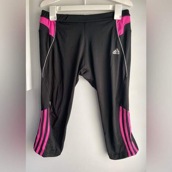 Adidas Women’s Matching Athletic Set in Black & Hot Pink - Picture 7 of 13